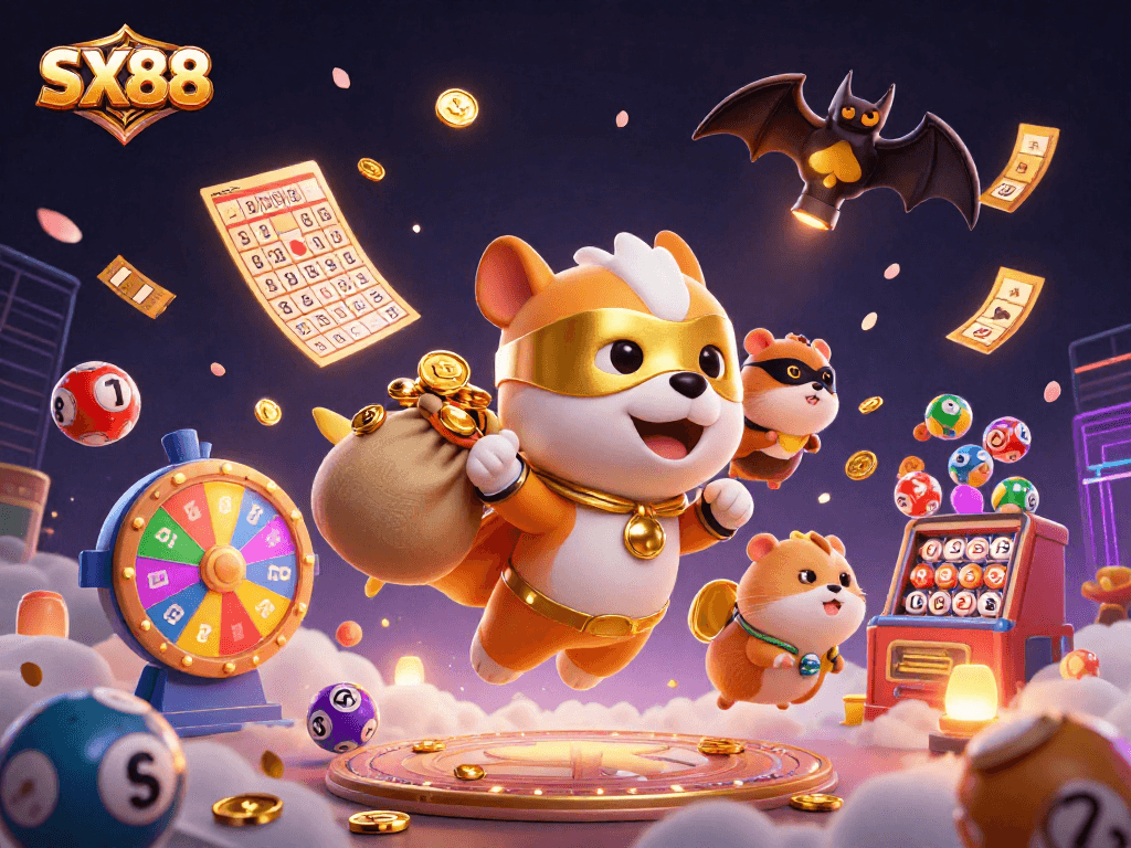 SX88 offers a thrilling gaming experience with exciting jackpots and colorful lottery elements.