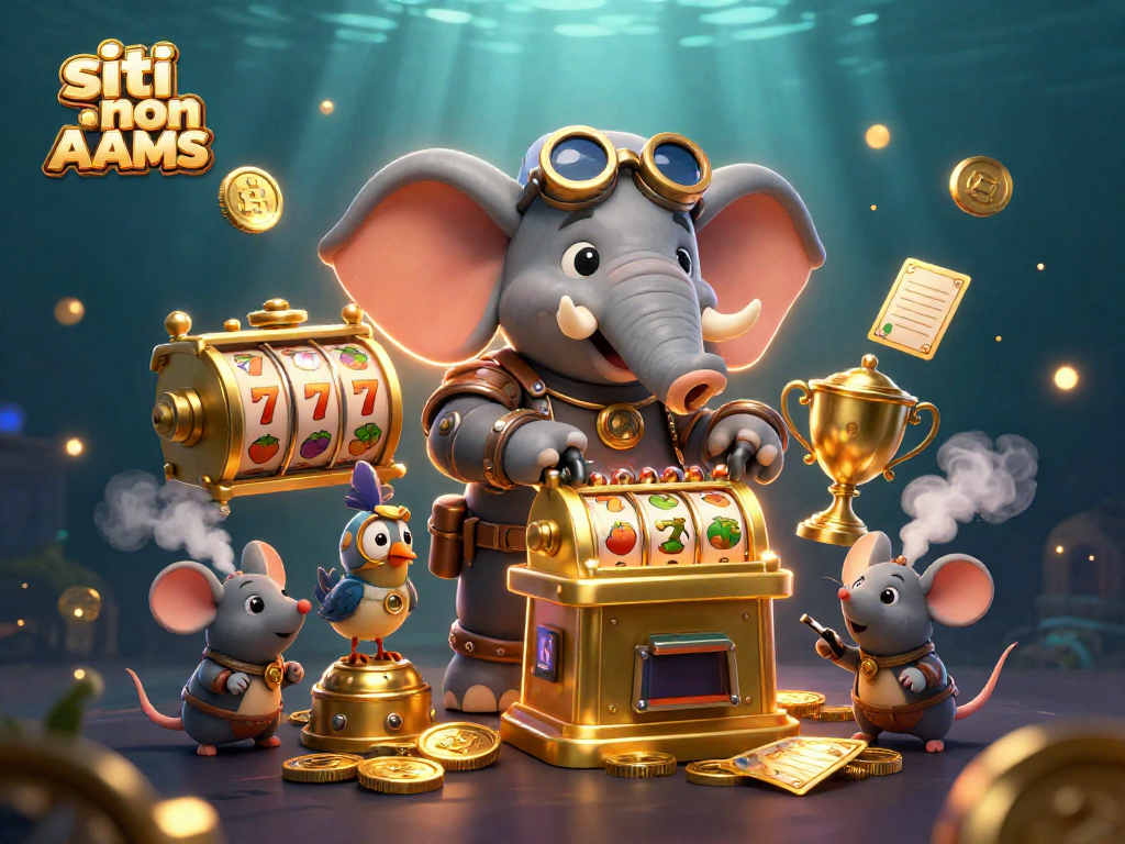 Gioca ai migliori siti non AAMS con slot machine d'oro e simboli fortunati.