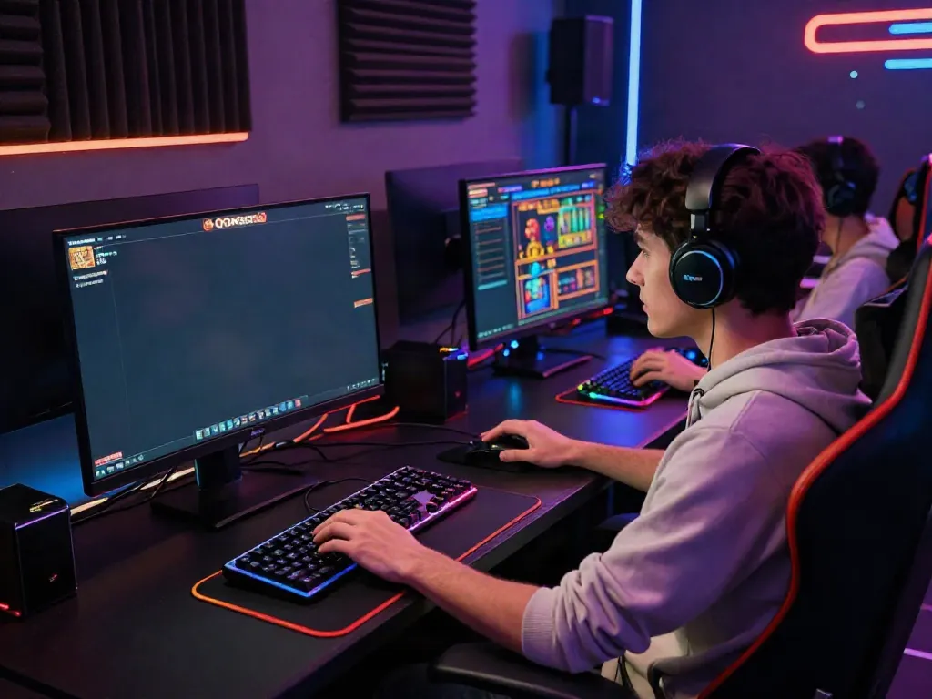 Dynamic gaming scene showcasing qqmacan alternatif with immersive slot game visuals.
