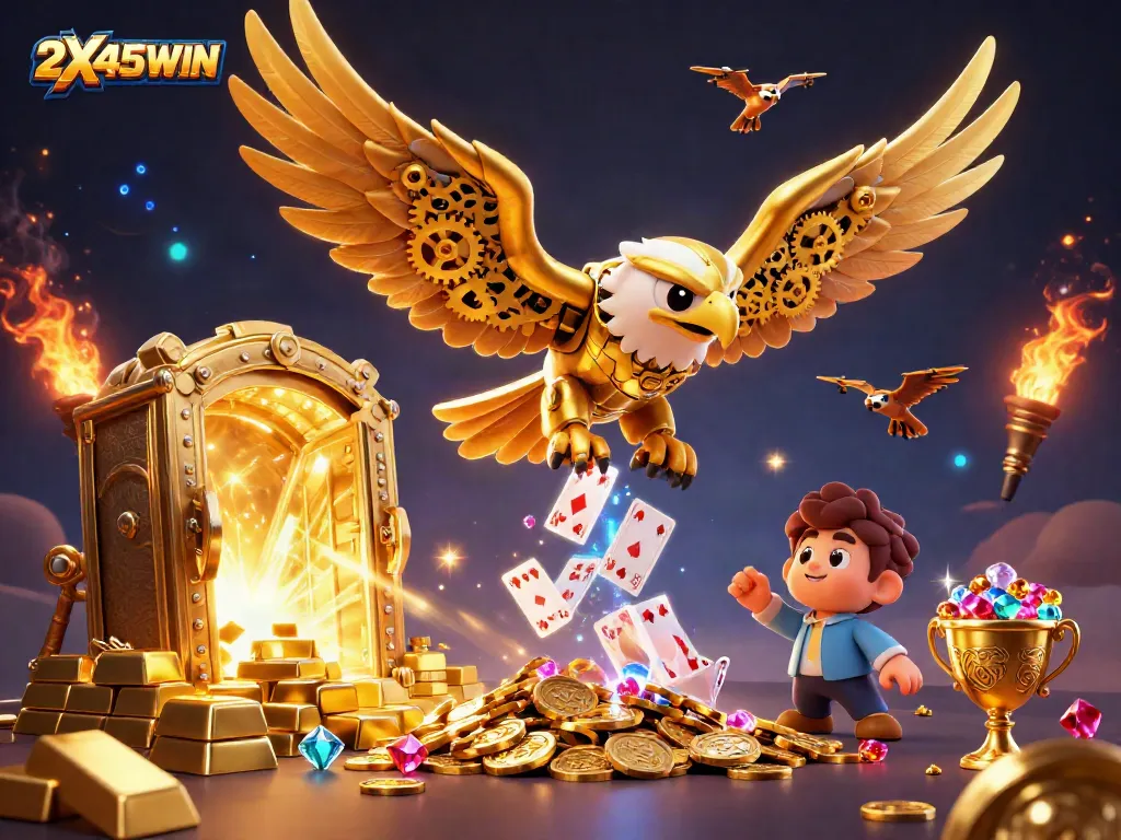 Genggam kemenangan dengan 2X45WIN dalam lingkungan kasino yang megah dan penuh harta.