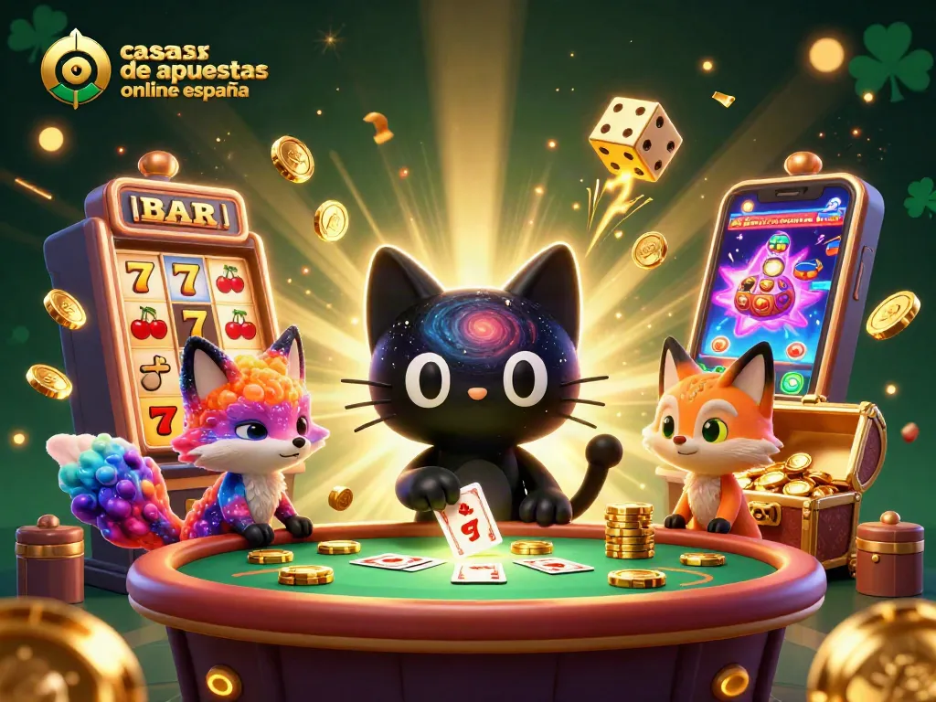 Apuesta en casas de apuestas online España y descubre una emocionante escena de casino cósmico lleno de acción.