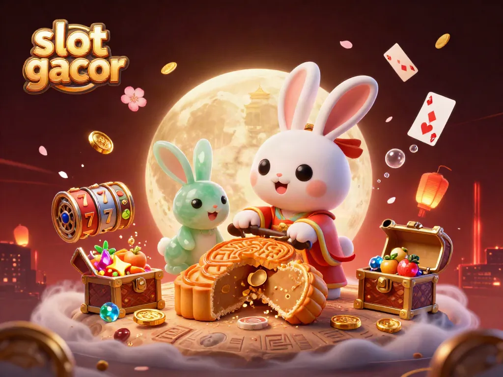 Experience exciting slot gacor thrills as mythical creatures play among vibrant symbols and treasures.