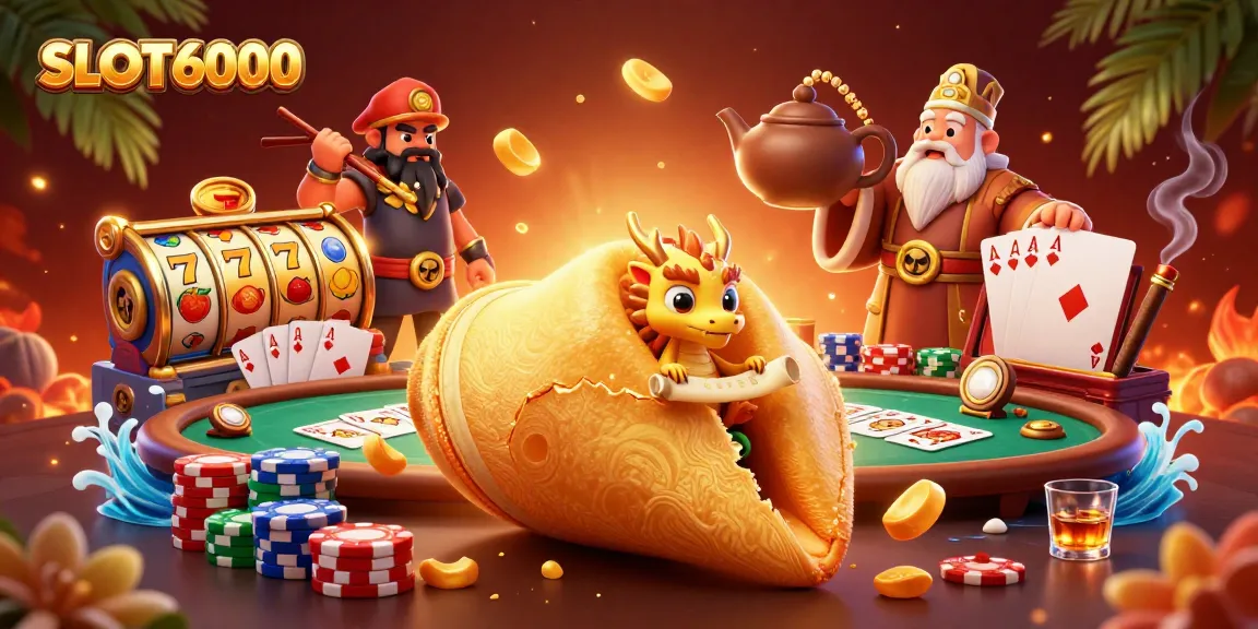 SLOT6000 engages players with dynamic gaming action, featuring a vibrant casino atmosphere