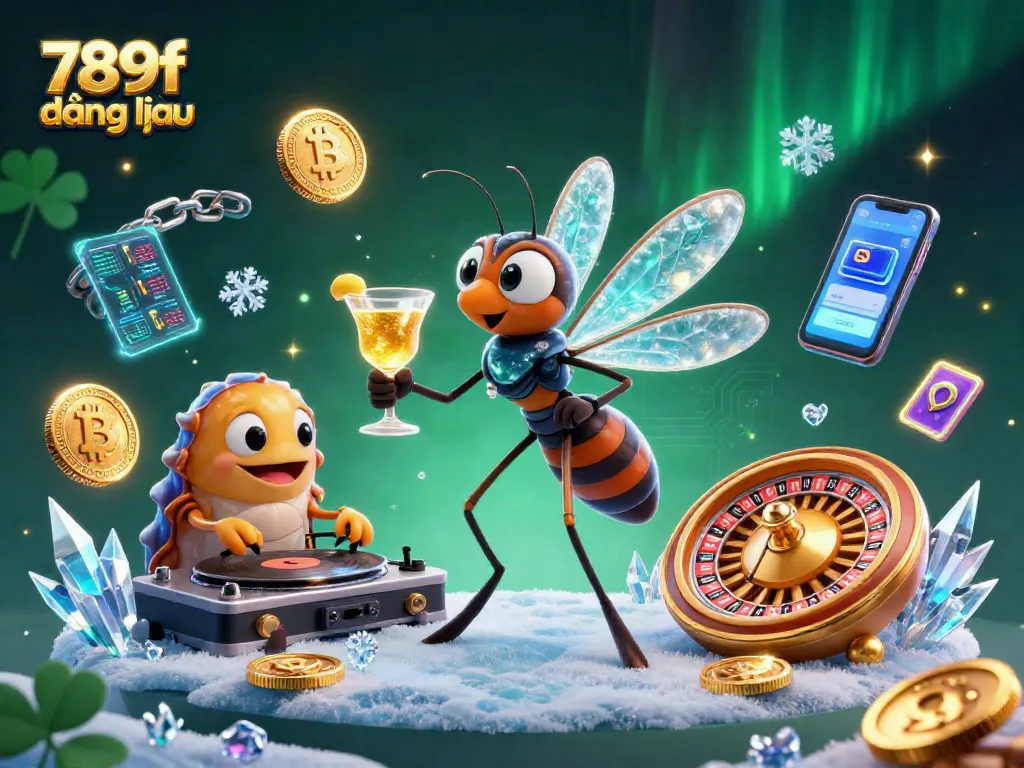 Experience exciting gameplay with 789f đăng nhập featuring unique casino characters and glowing elements.