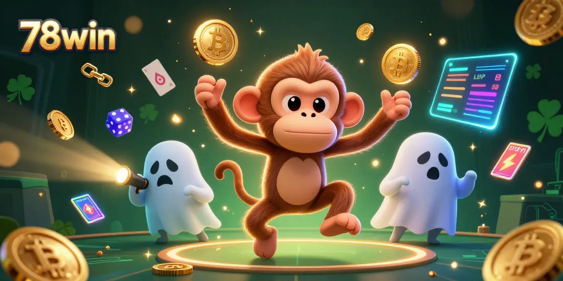 Engage in thrilling wins with 78win at a haunted casino, featuring vibrant graphics and dynamic gaming action.