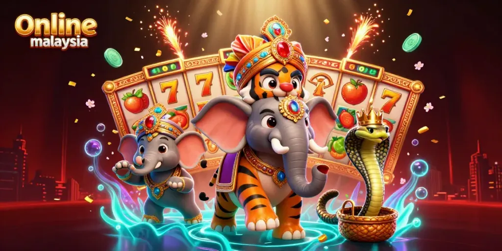 Experience the thrill of online casino malaysia with vibrant characters and dynamic gaming elements.