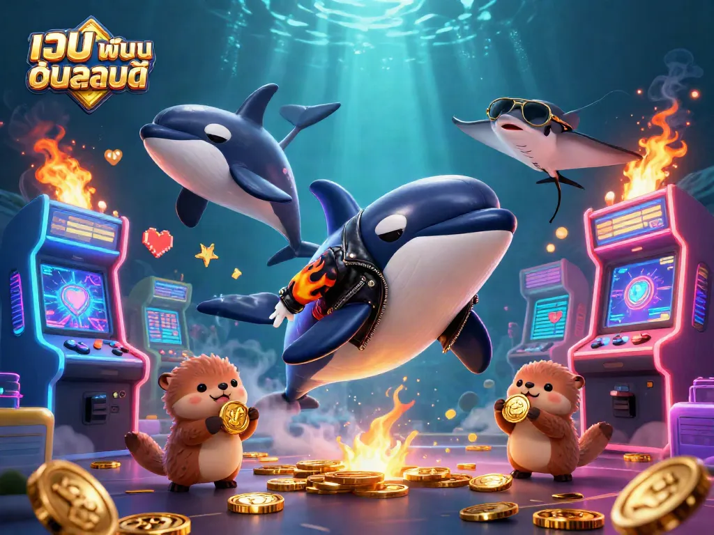 เล่นเกมคาสิโนด้วย เว็บ พนัน ออนไลน์ และสนุกไปกับการสะสมเหรียญทองจากปลาออร์กา