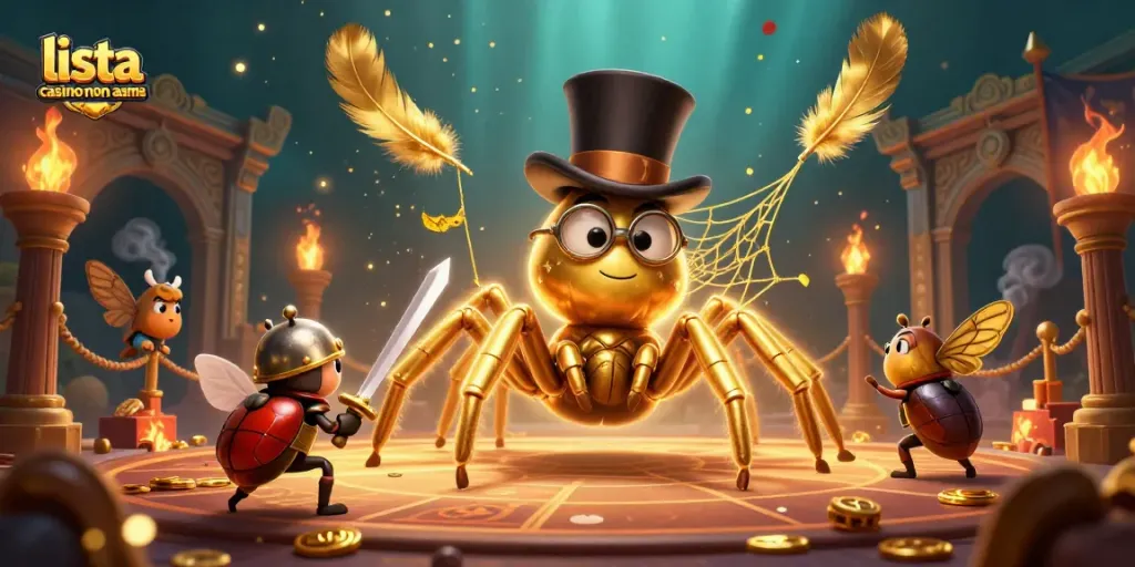 Esplora la lista casino non aams con un'illustrazione avvincente di un'arena di gioco.