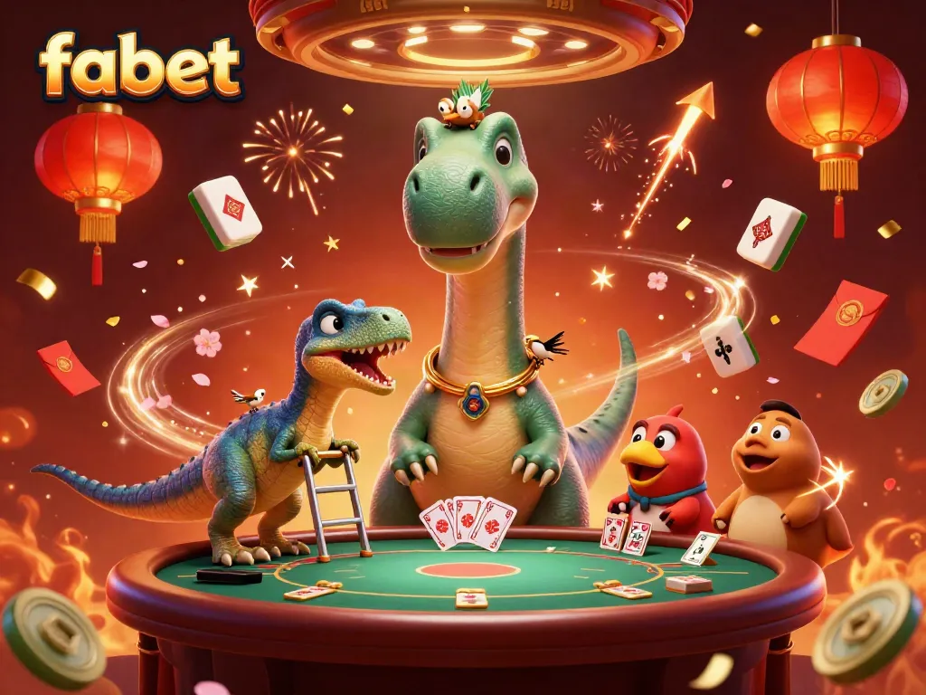 Experience luck and excitement at Fabet with lively gaming elements and engaging characters.