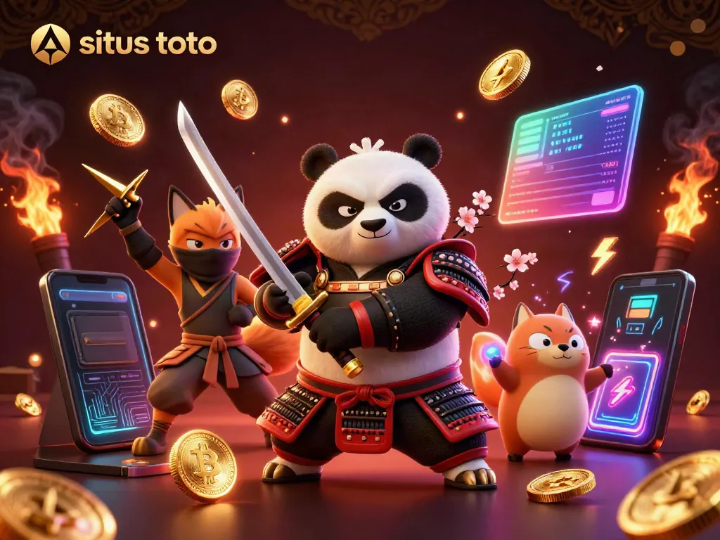 Check out the captivating gaming adventure with situs toto's vibrant 3D illustration. Experience the thrill of victory!