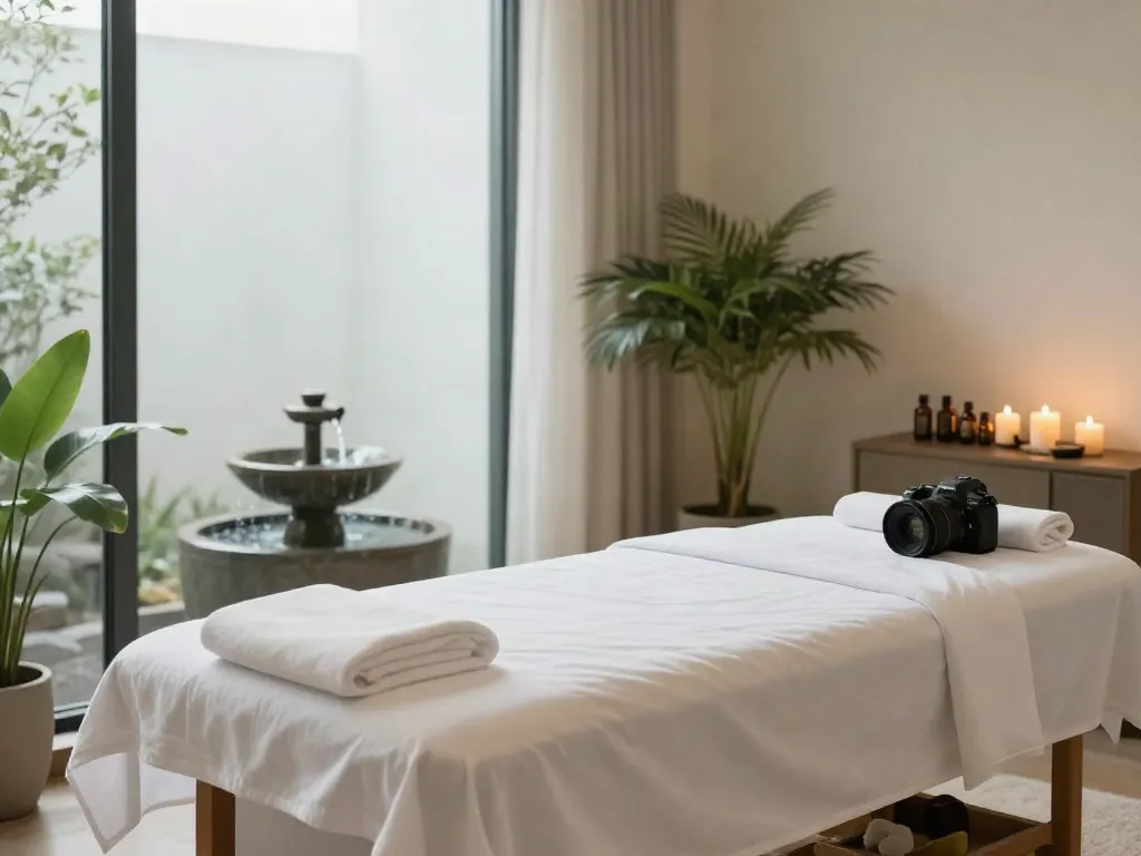 양주출장마사지 in a luxurious massage room with peaceful ambiance and essential oils.