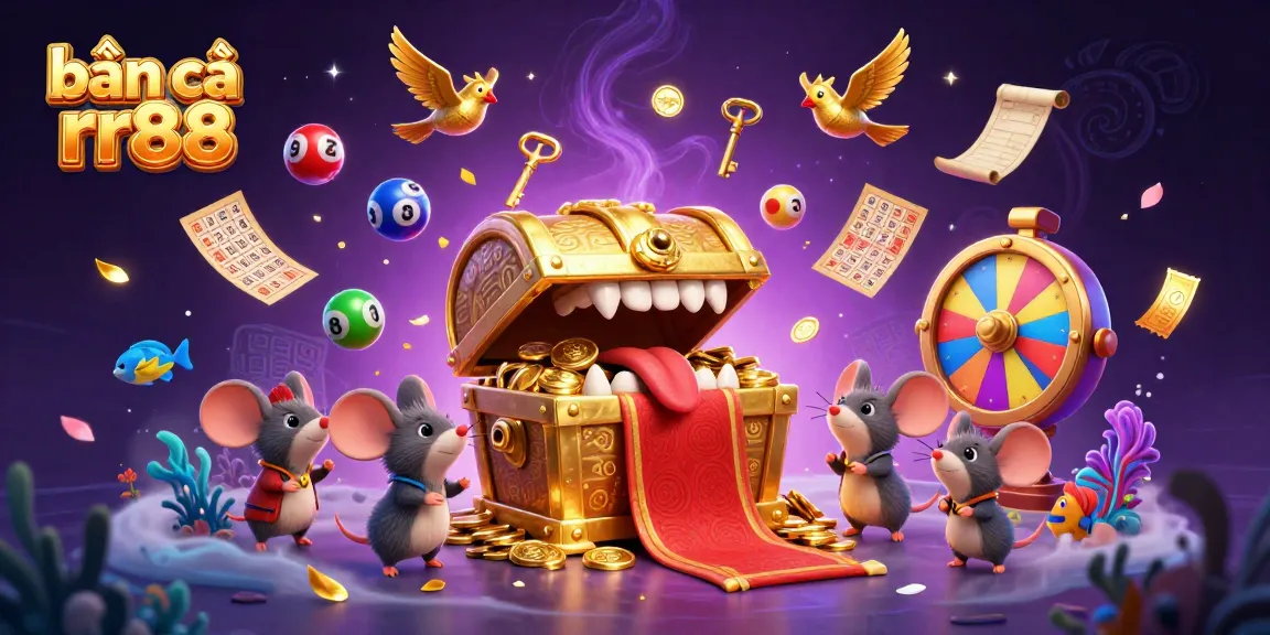 bắn cá rr88 creates vibrant underwater adventures with treasure chests and exciting game elements.