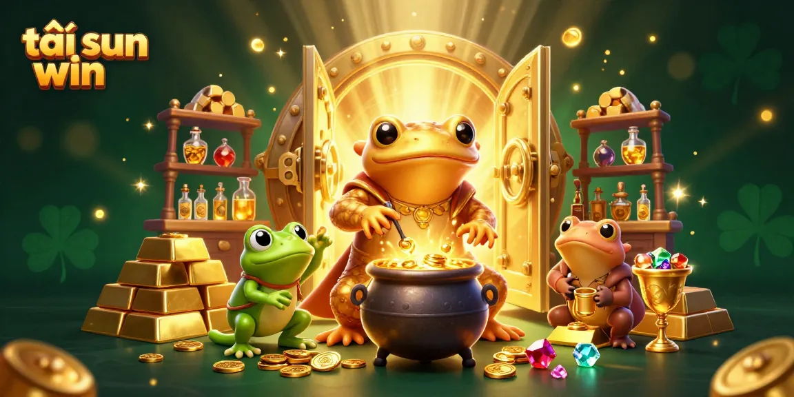 Experience the excitement of gaming with tải sun win in this vibrant 3D casino scene filled with riches.