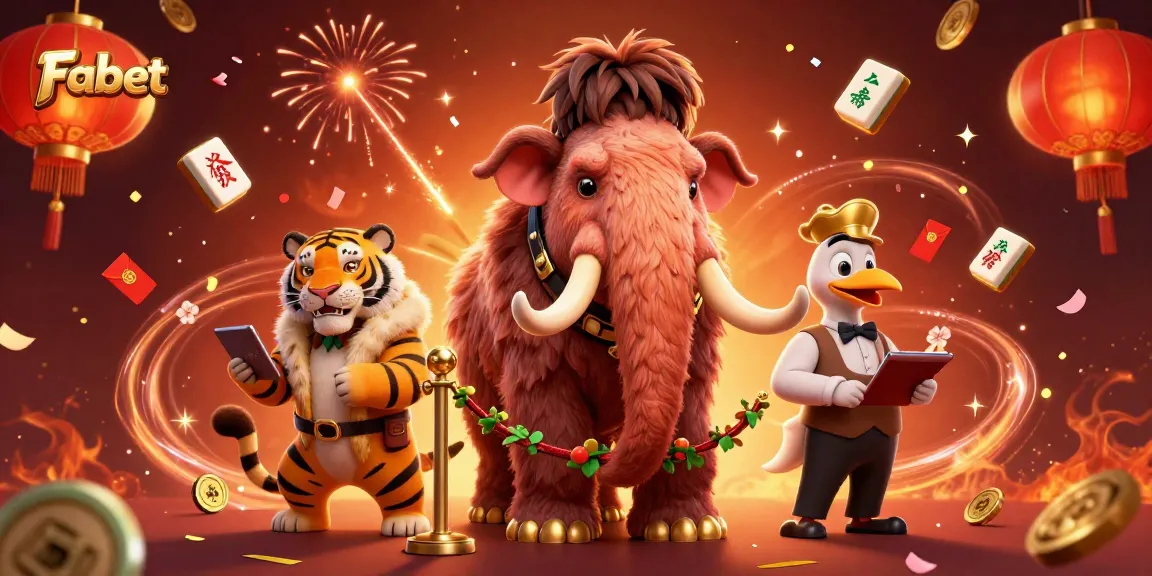 Experience Fabet's vibrant casino scene with unique characters and exciting game elements.