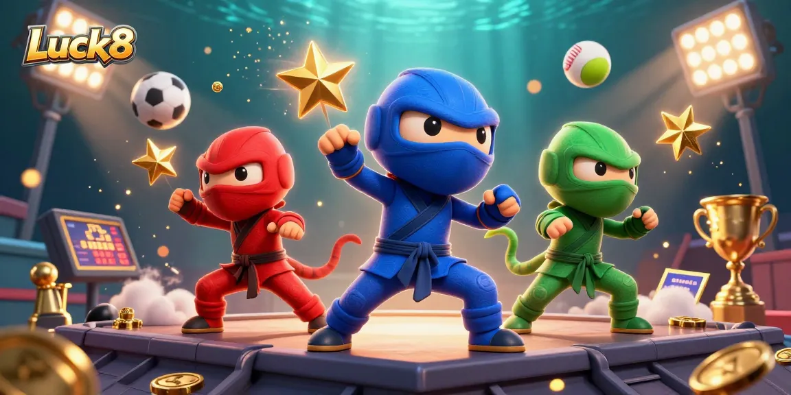 Luck8 chameleon team showcases synchronized moves, energized by casino-themed elements.