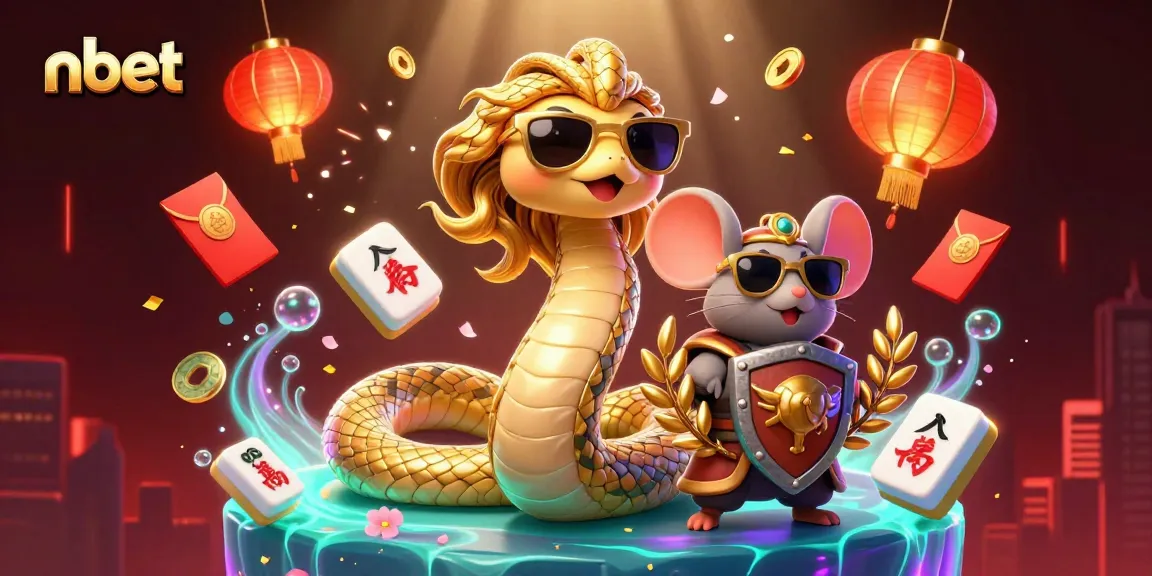 nbet attracts gamblers with vibrant 3D illustration of Medusa and gaming elements in a dynamic casino setting.