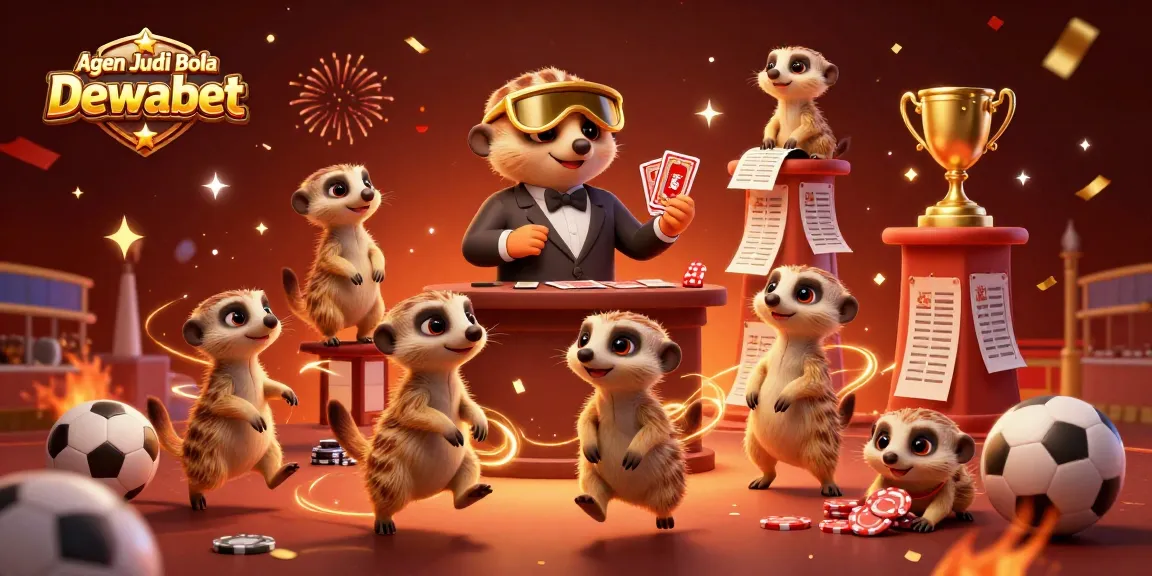 Engage in thrilling sports betting action at Agen Judi Bola Dewabet with expert meerkat dealers.