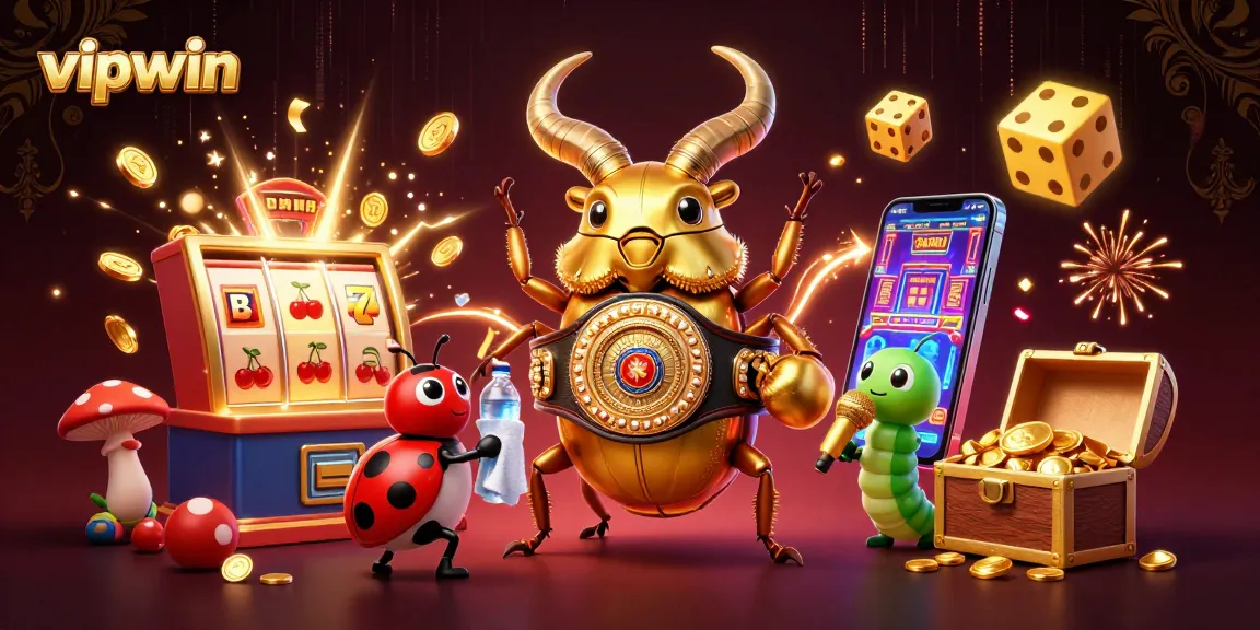 Experience thrilling gameplay at vipwin with dynamic slot action and captivating casino characters.