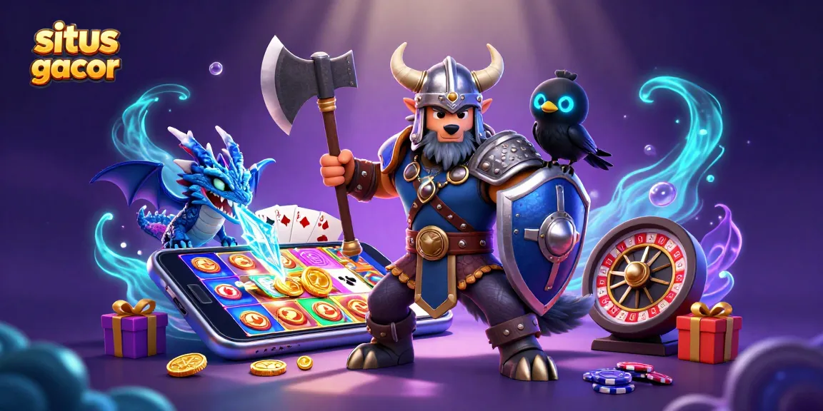 Play spinning reels and win on situs slot gacor with epic Viking and dragon characters!