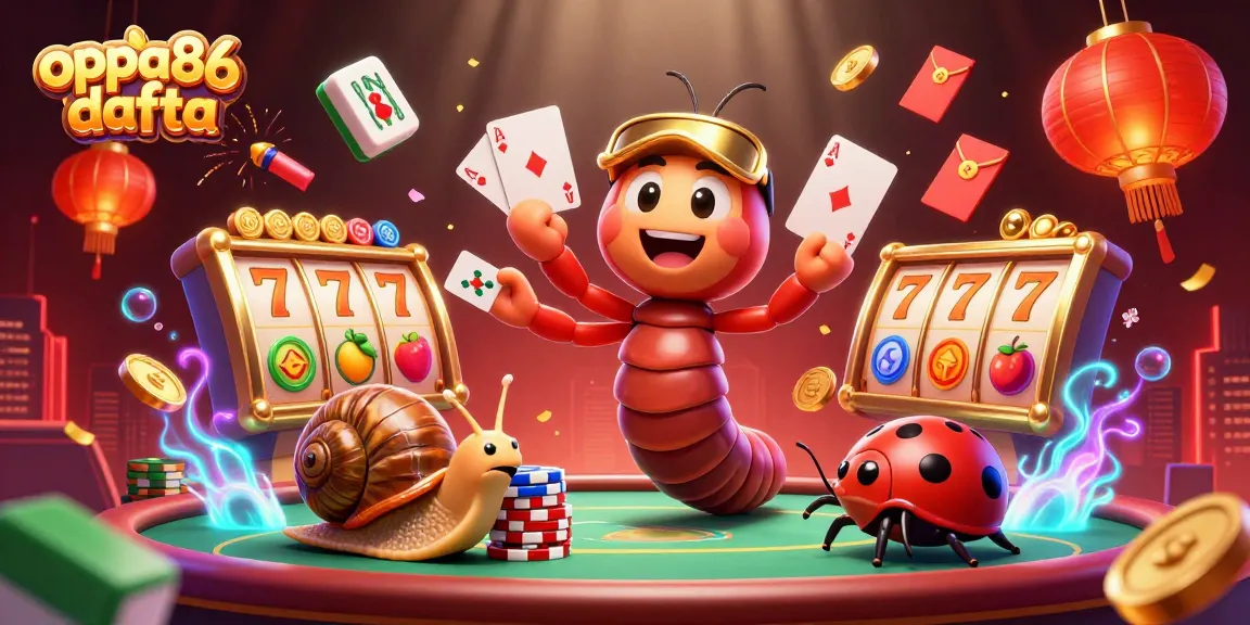 Engage in thrilling gameplay with oppa86 dafta featuring colorful casino characters and vibrant elements.