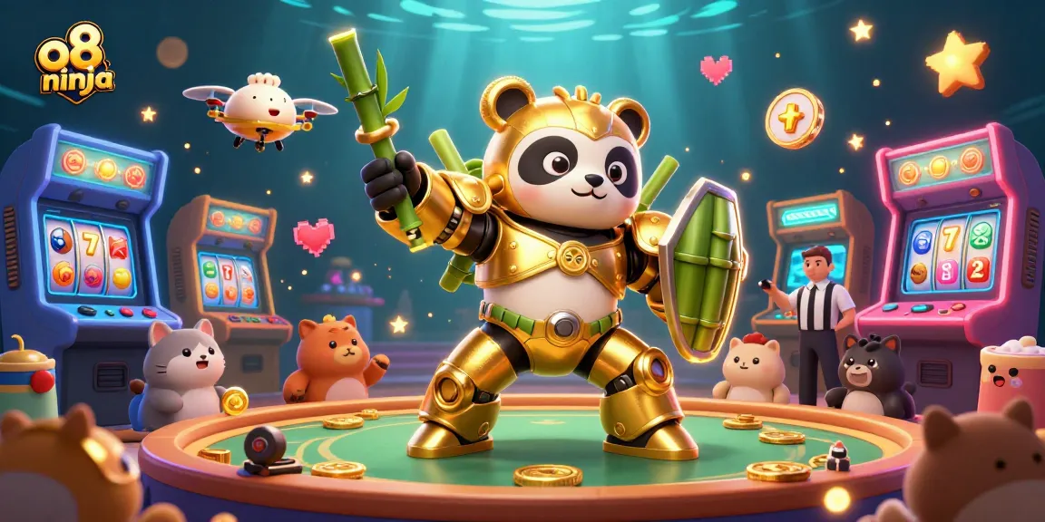Experience thrilling action with o8 ninja in a dynamic 3D gaming arena featuring exciting gambling elements.
